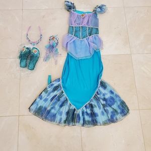 Little mermaid costume set